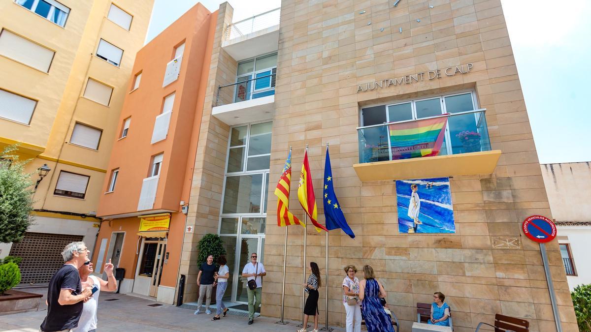 El edificio del Ayuntamiento de Calp.