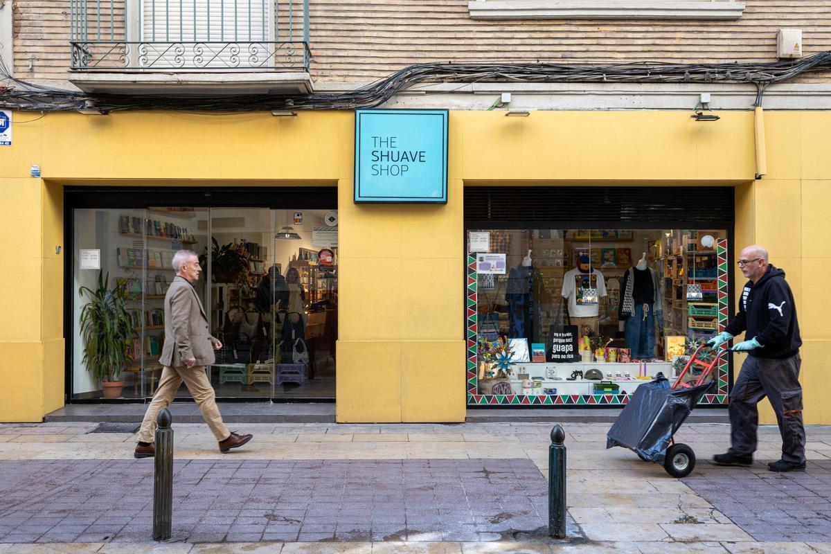 The Shuave Shop fue la primera tienda de moda alternativa que abrió en la calle.