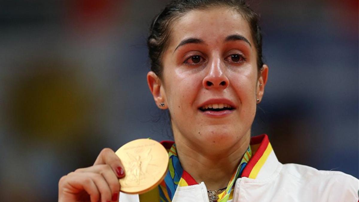 Carolina Marín consiguió una gran medalla de oro