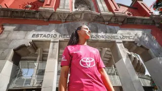 Paola Hernández: "Es un orgullo llevar el escudo del 'Tete' y jugar en el Heliodoro"