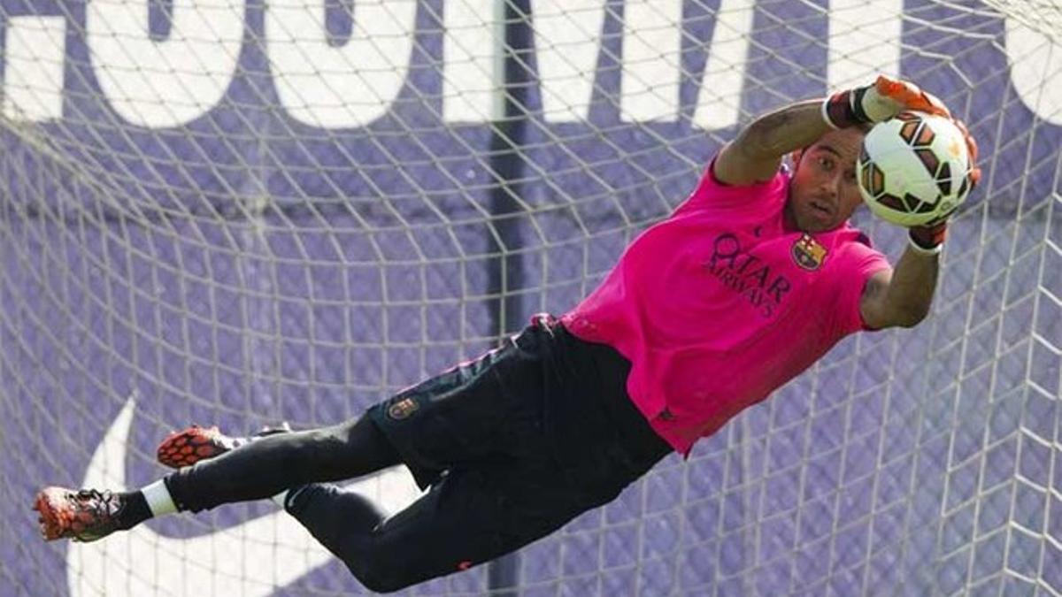 Bravo, durante el último entrenamiento