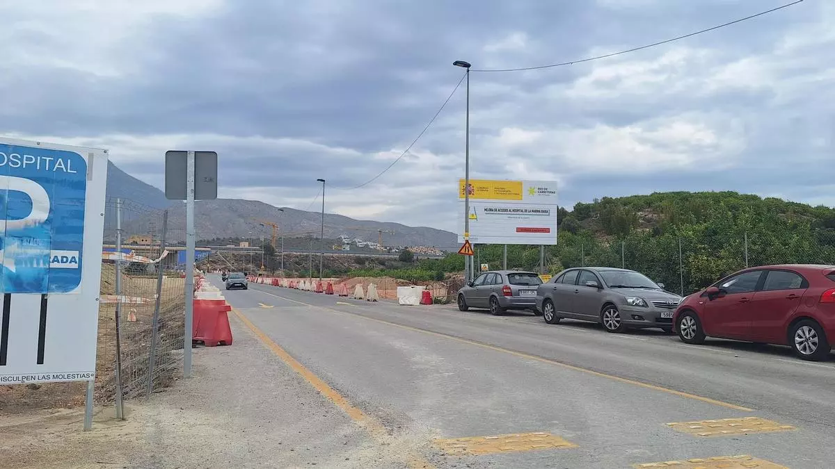 Un hospital rodeado de obras en La Vila Joiosa