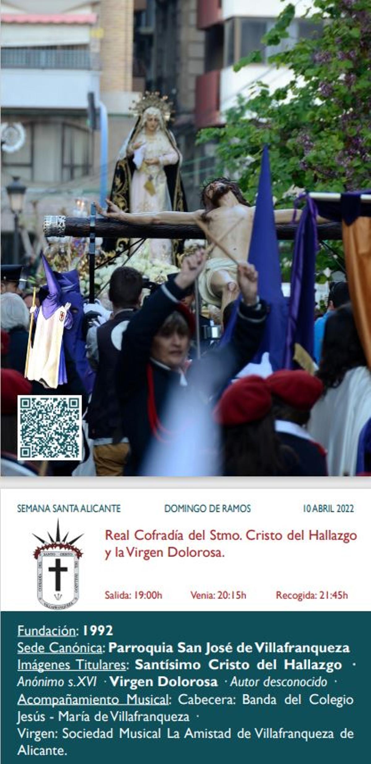 Información sobre la procesión en El Capuchino
