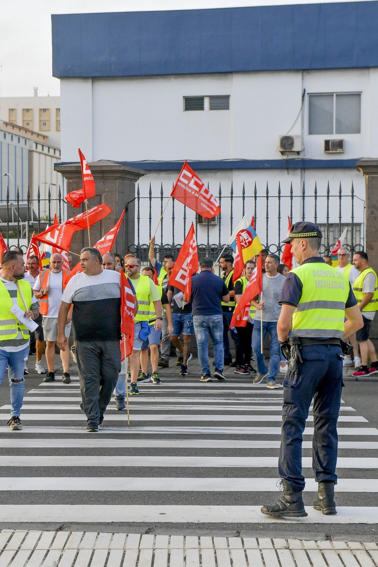 La primera jornada de la huelga de transporte no deja incidencias destacables en Las Palmas