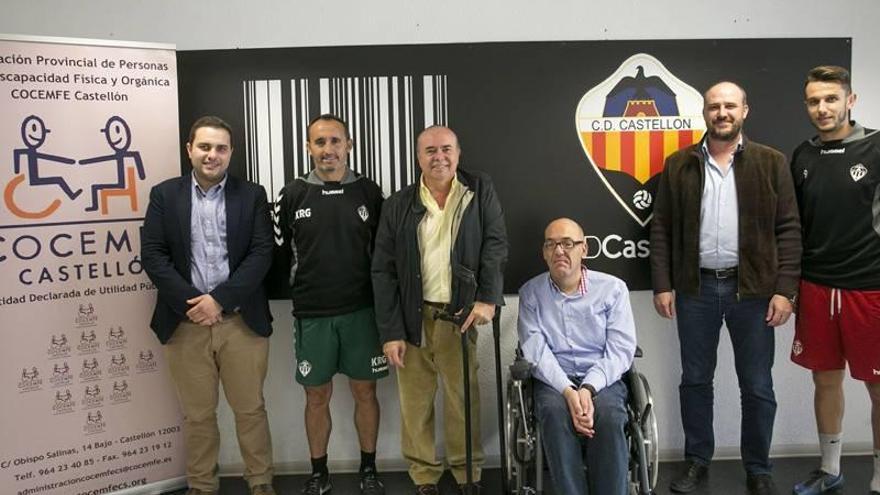 El CD Castellón promocionará un concierto a beneficio de COCEMFE