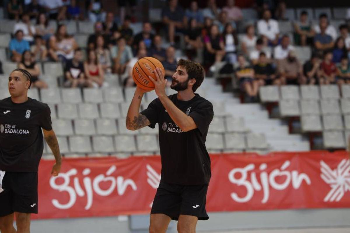 Ricky Rubio, en el Palacio de los Deportes de Gijón
