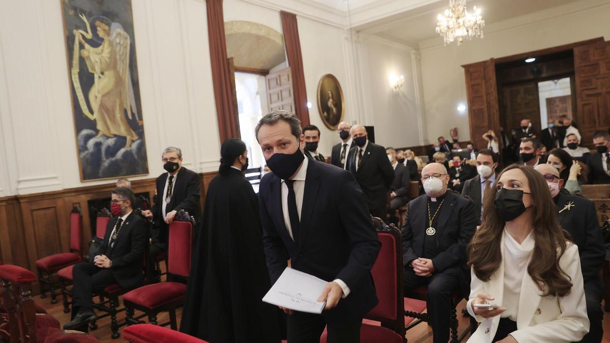 Miguel Ángel Moreno en el pregón de la Semana Santa de Oviedo: “Todos somos costaleros en el día a día”