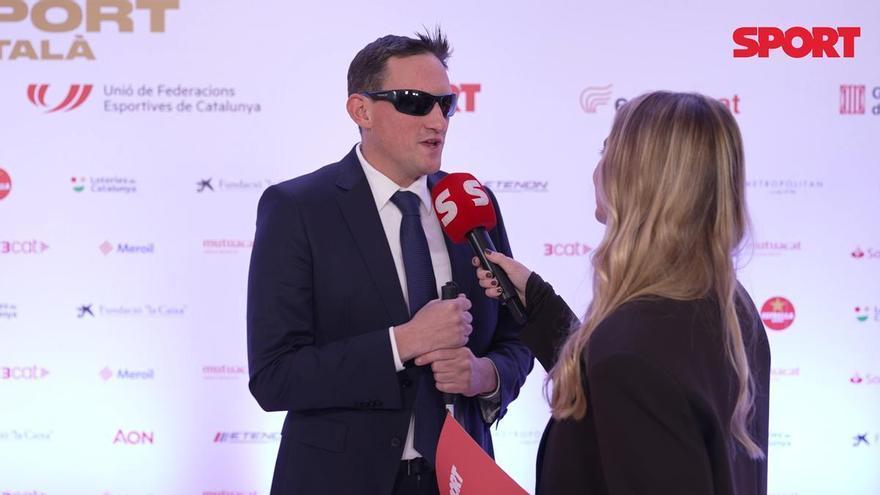 Dani Anglada, en la Gala del Esport Català: "Al 2026 le pido seguir la misma línia y conseguir nuevos retos"