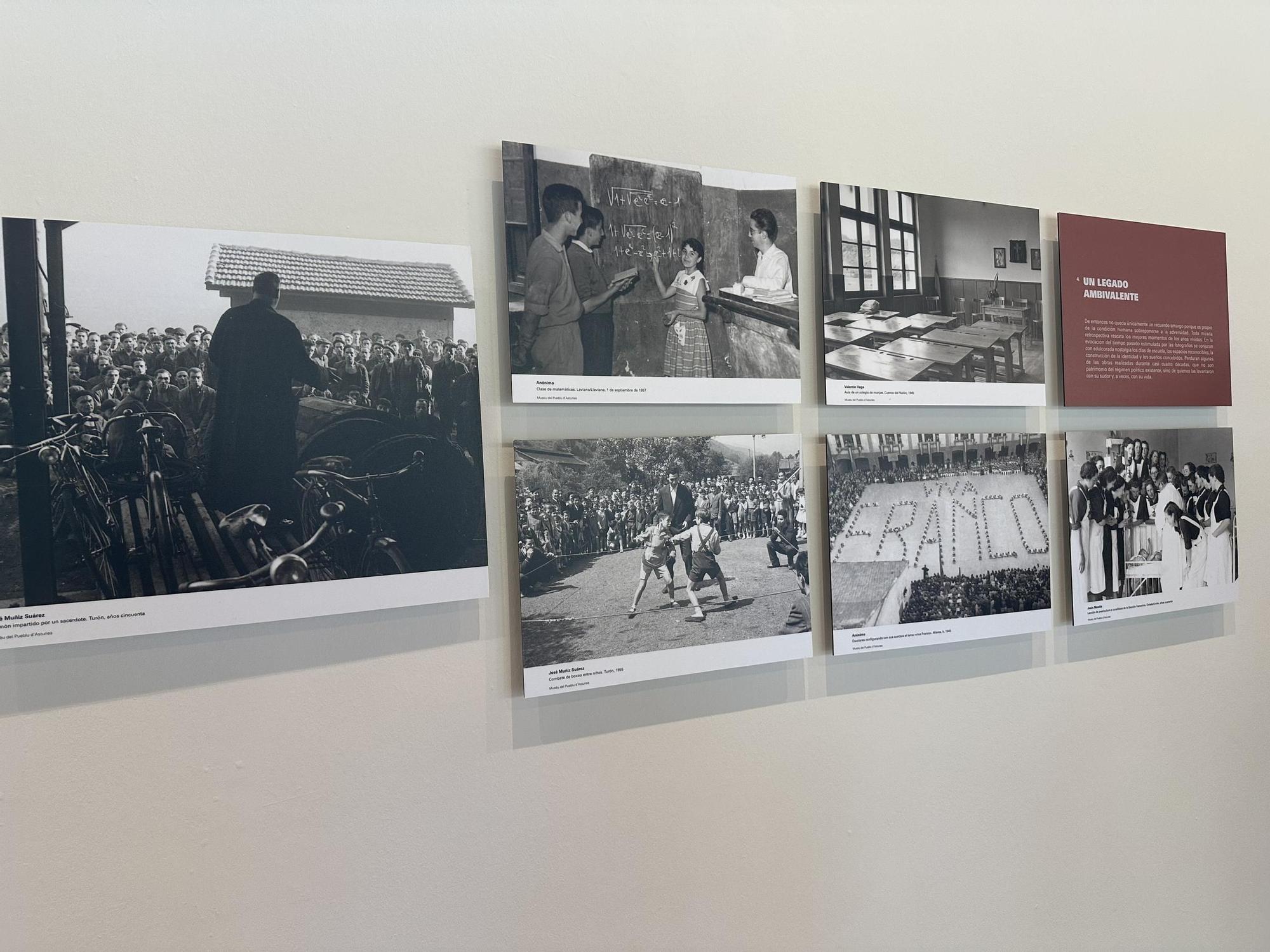 Así fue la inauguración de “Lo que queda de entonces”, una memoria fotográfica a la Asturias franquista