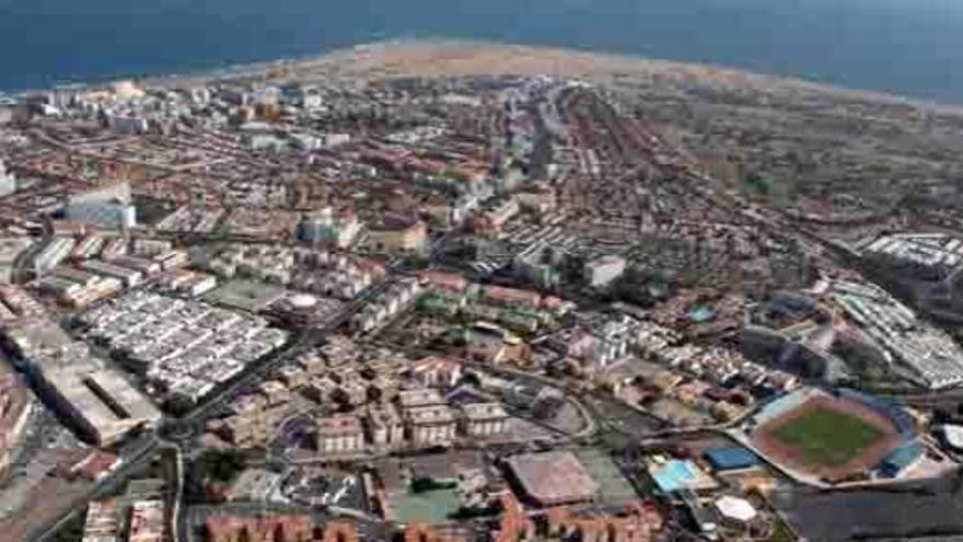 San Fernando de Maspalomas, vista aérea