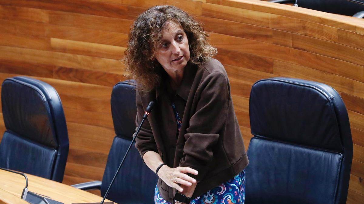 Eva Ledo, en una intervención