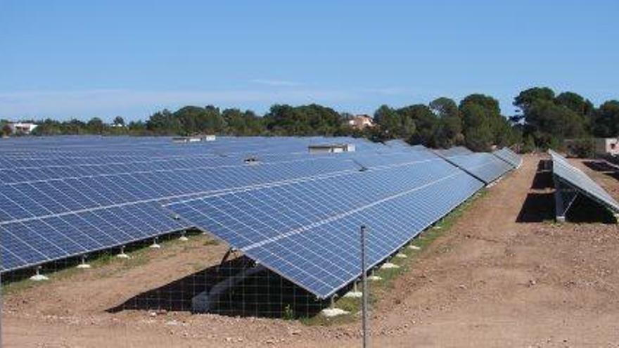 Planta solar de Cala Saona, la única de las Pitiusas.