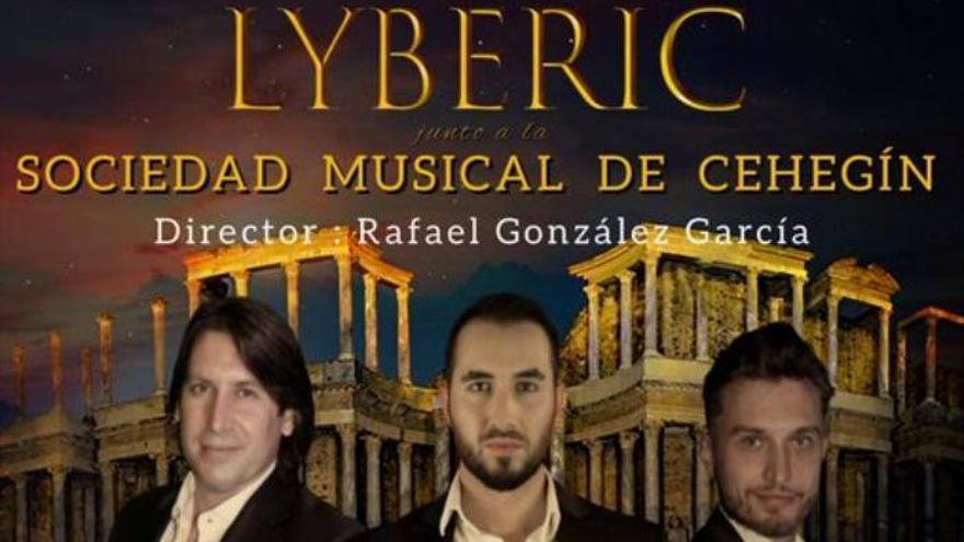 Concierto de Lyberic junto a La Sociedad Musical de Cehegín