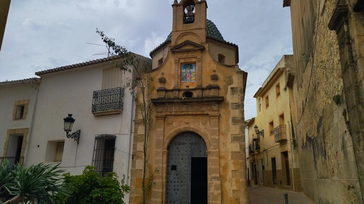 La capilla de la Divina Pastora, en el casco antiguo de Teulada