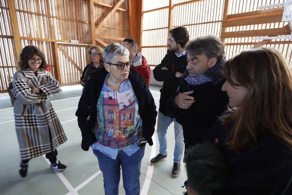 Inauguración de la pista cubierta de Cimadevilla