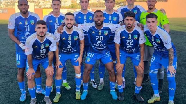 Once inicial del San Fernando ante el Santa Úrsula, ayer en Tenerife. | SAN FERNANDO