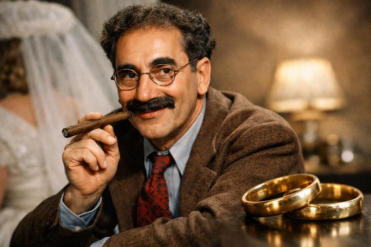 Groucho Marx: “El matrimonio es una institución maravillosa, pero ¿quién quiere vivir en una institución?”