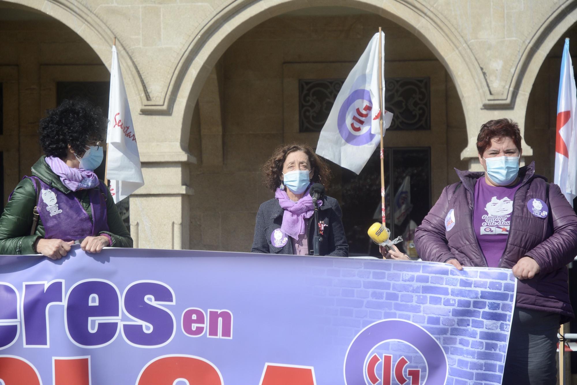 Día de la Mujer: el violeta toma la calle con medidas anticovid