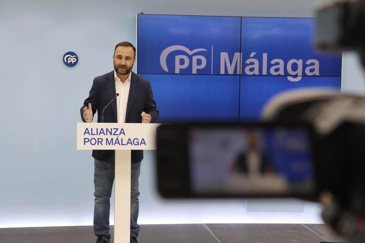 El diputado nacional por el PP de Málaga Mario Cortés en una imagen de archivo.