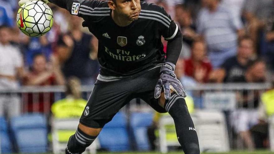 Keylor Navas, en un partido de esta temporada.