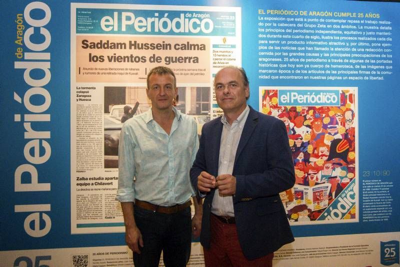 Fotogalería de la inauguración de la exposición de los 25 años del diario