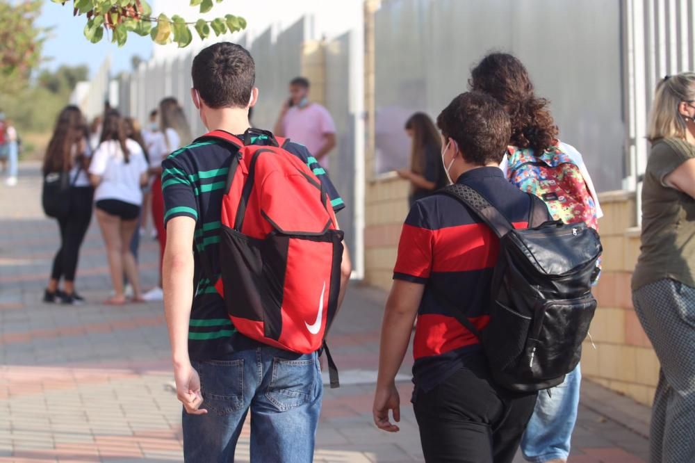 Vuelta a las clases en los institutos de Málaga