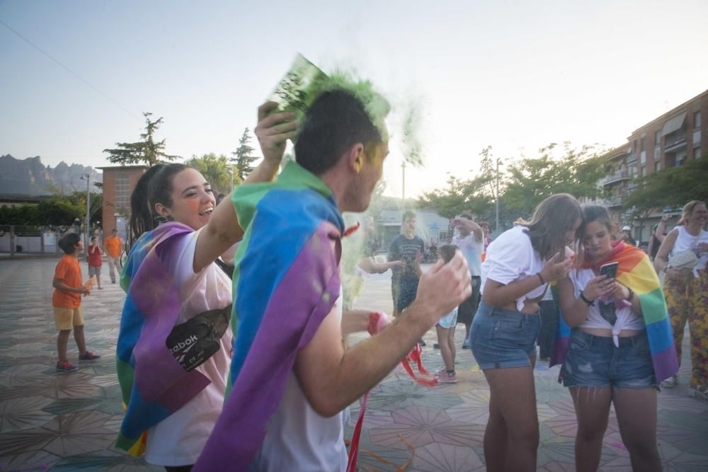 Primera edició de la Rainbow party LGTBI a Sant Vicenç de Castellet