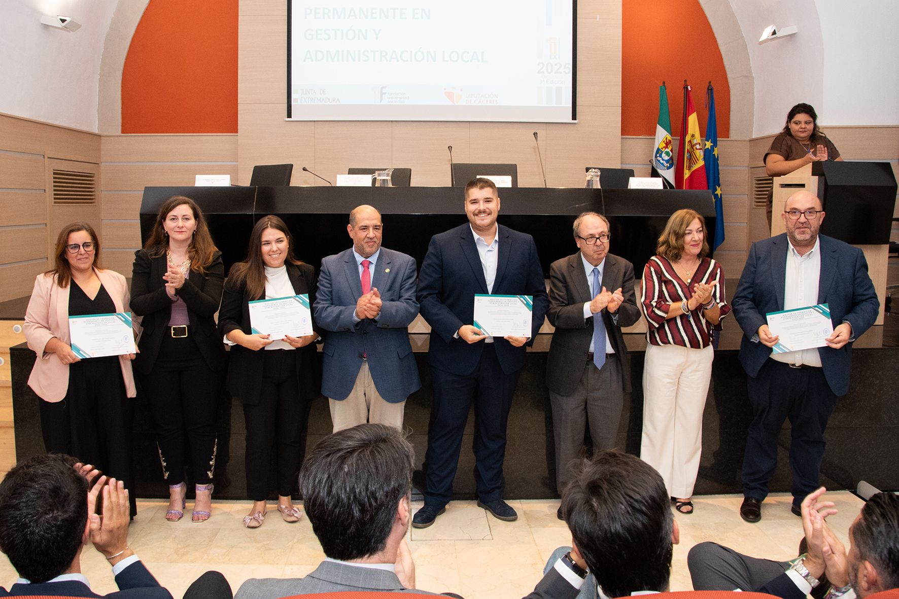 Acto de inauguración de la tercera edición del Máster de Formación en Gestión y Administración Local