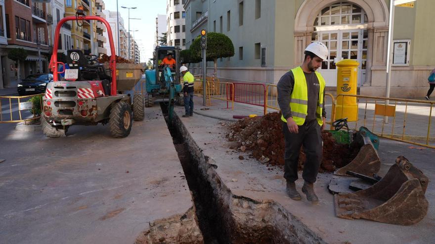 Obras de Iberdrola en el centro de Vila-real