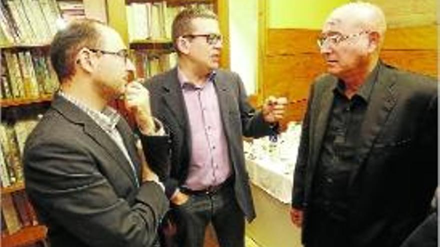 Carles Pont, Francesc-Marc Álvaro i Joan Manuel Tresserras.