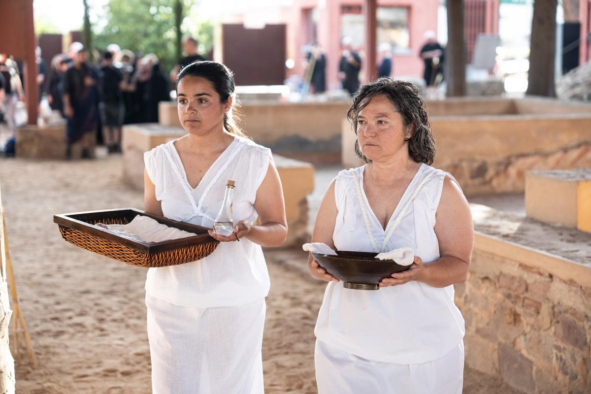 Ritos funerarios en Emerita Augusta.