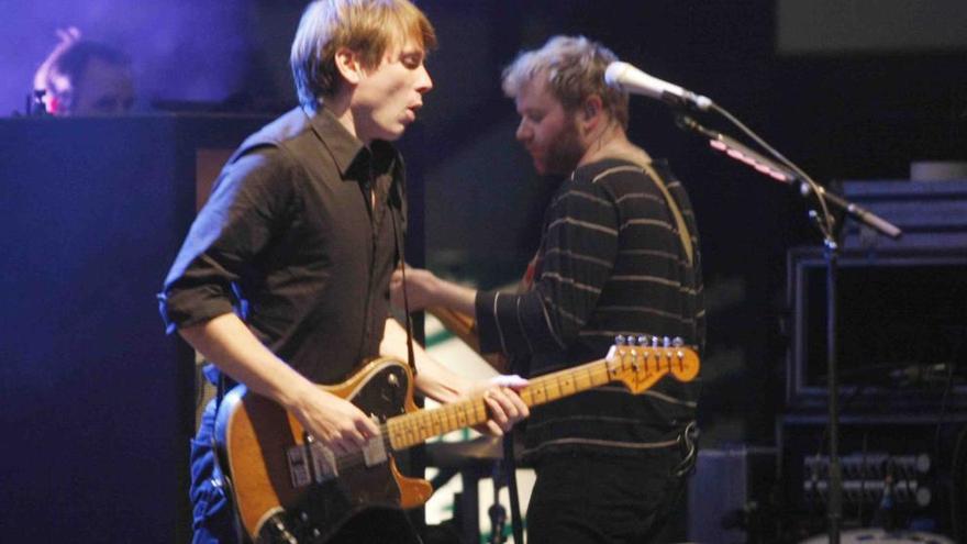 Los escoceces Franz Ferdinand durante el concierto que ofrecieron en Málaga en 2010.