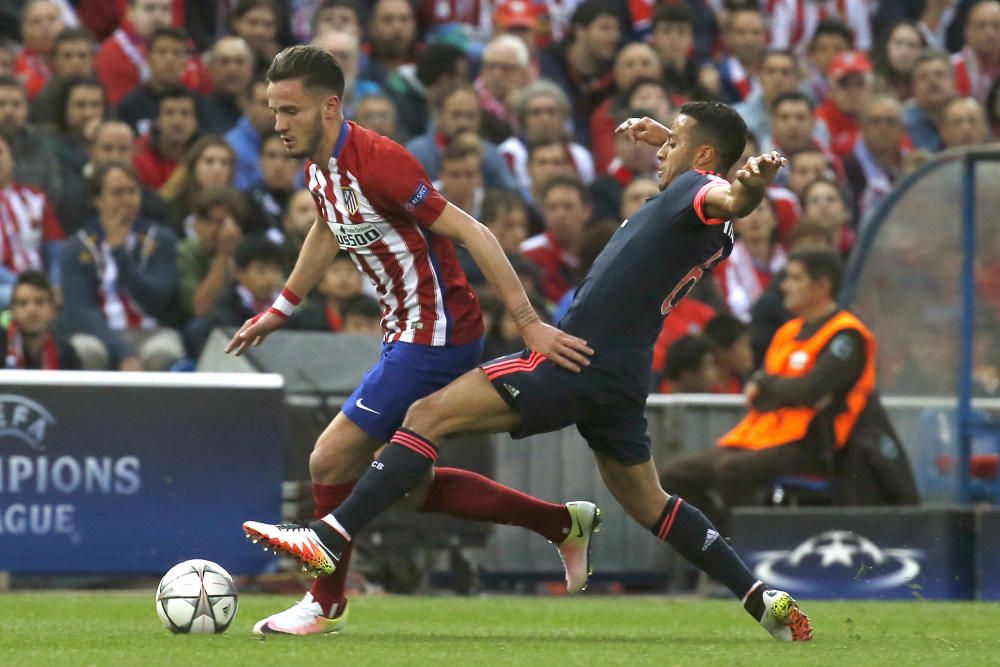 Imágenes del partido entre Atlético y Bayern.