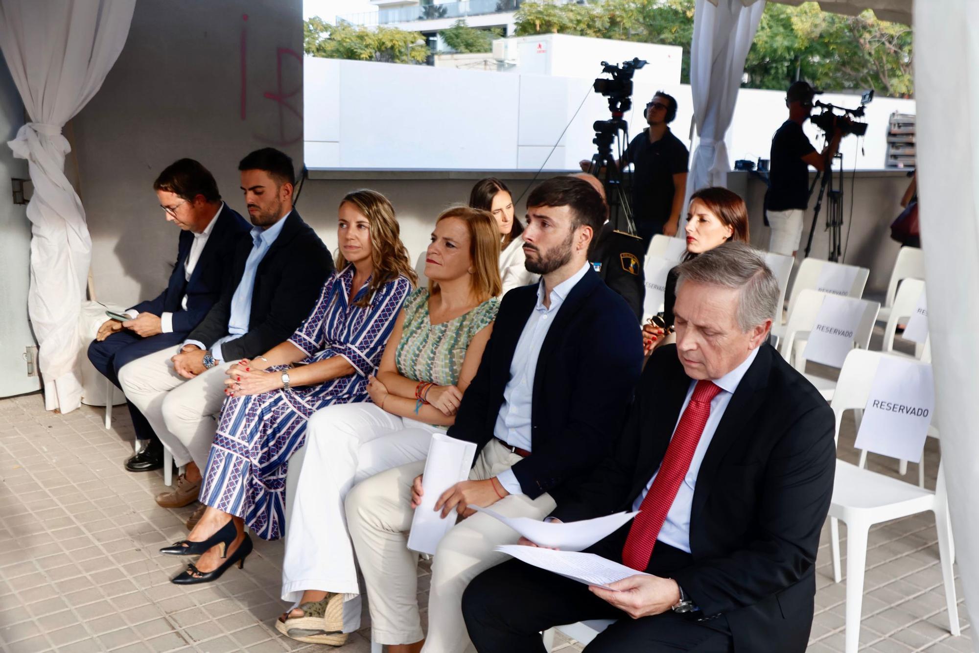 Primera piedra del edificio de Campanar