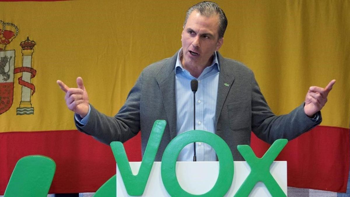 El secretario general de Vox, Javier Ortega-Smith.