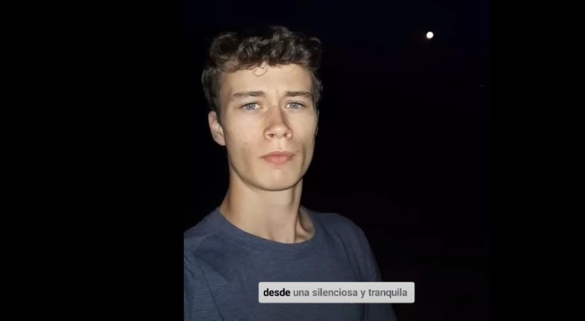 Jorge Rey, durante su predicción del tiempo.