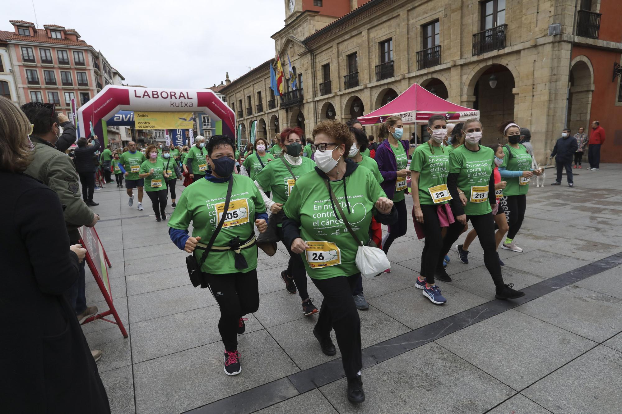 Marcha contra el cáncer de Avilés