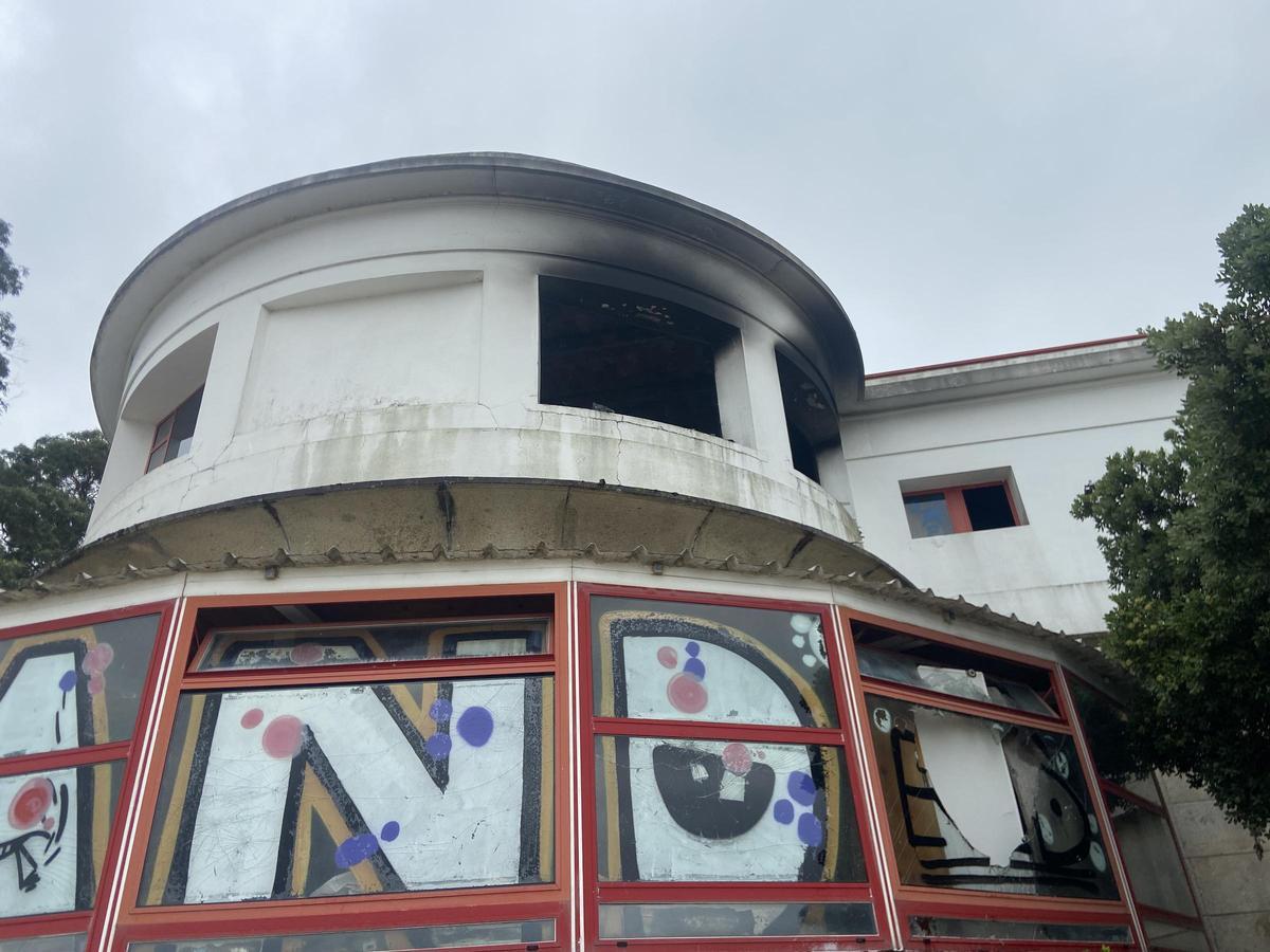 Aspecto que presentaba la planta superior tras sofocarse el incendio.