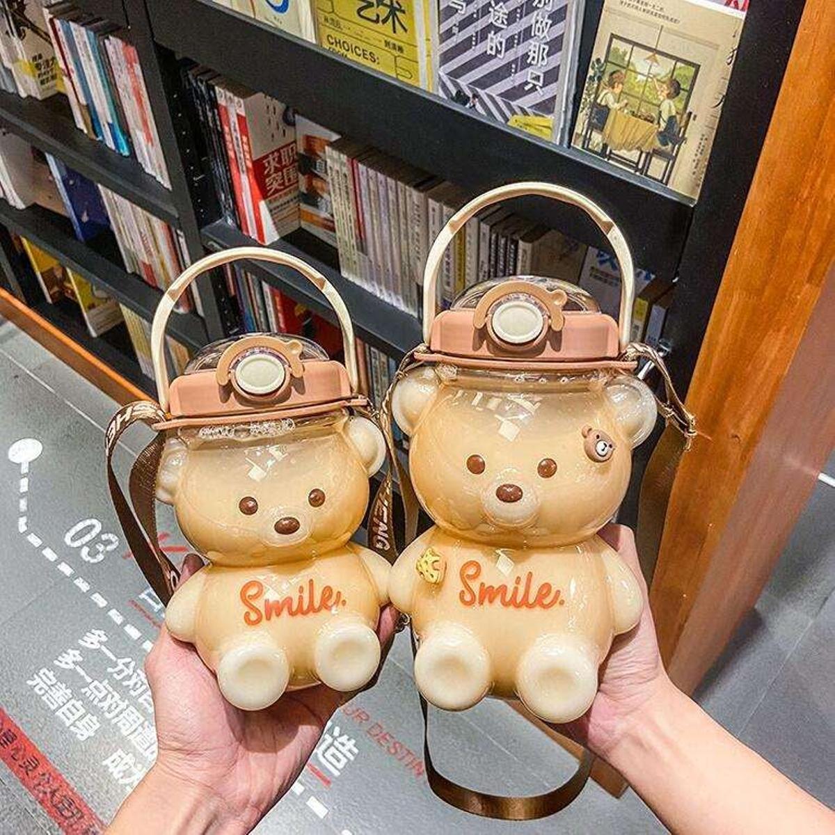 Botellas para té o café con forma de ositos Botellas para té o café con forma de ositos