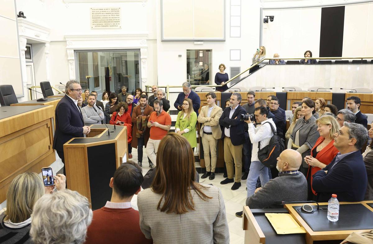 Brindis navideño de la Diputación de Alicante