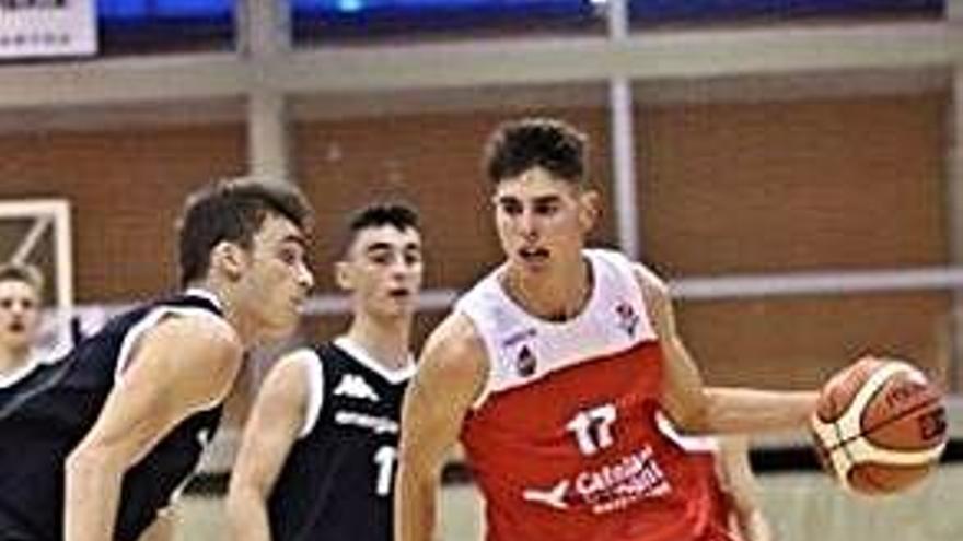 Toni Naspler va anotar 9 punts al darrer partit dels manresans, ahir