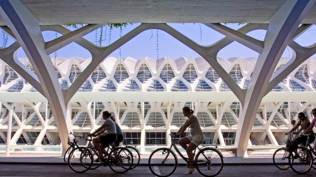 Turistas en València.