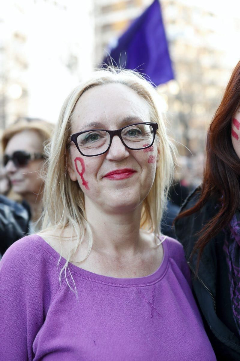 Fotogalería del 8-M en Zaragoza