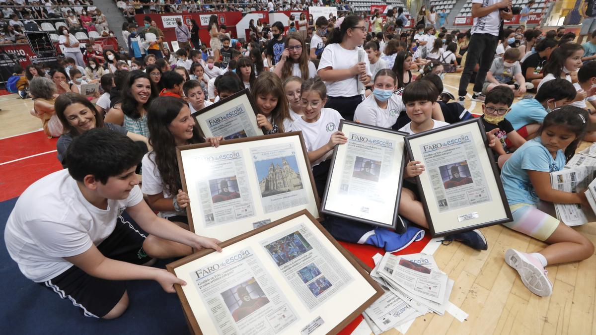 La experiencia FARO DA ESCOLA acerca la prensa a los más pequeños.