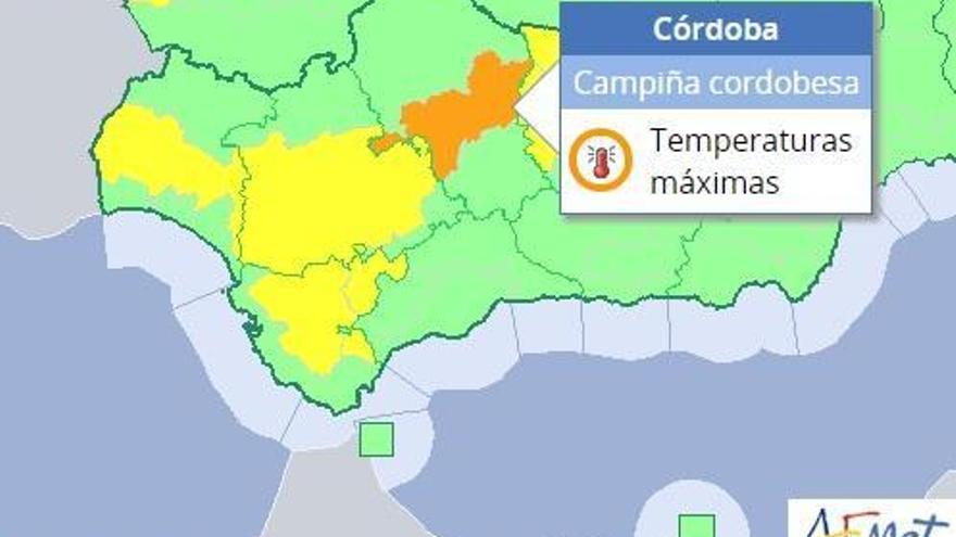 El tiempo en Córdoba: aviso naranja por temperaturas de 40 grados