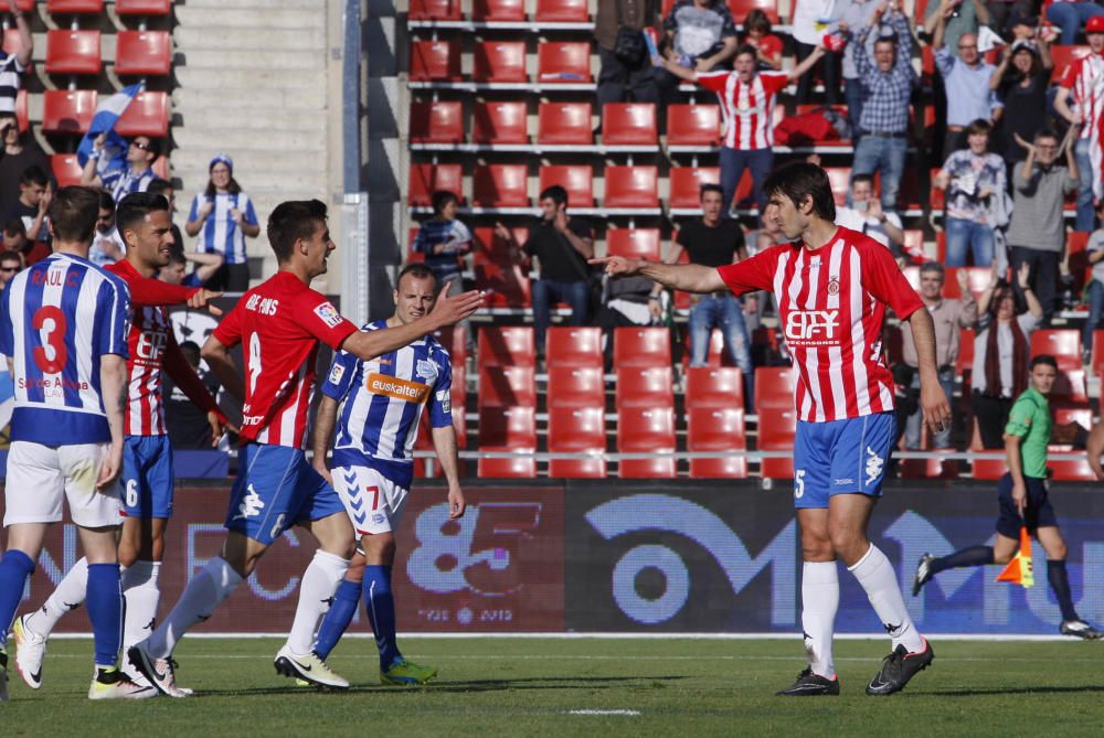 El Girona guanya l''Alabès a Montilivi