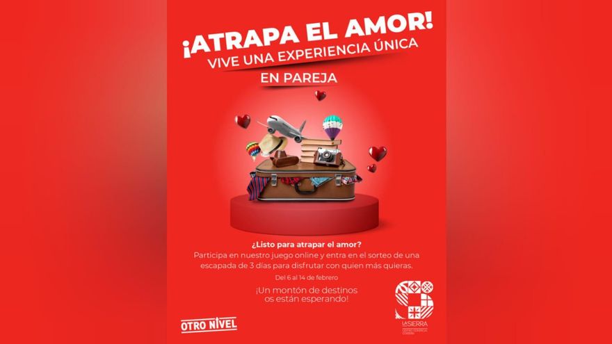 El CC La Sierra organiza una promoción para una escapada romántica gratuita de tres días en San Valentín