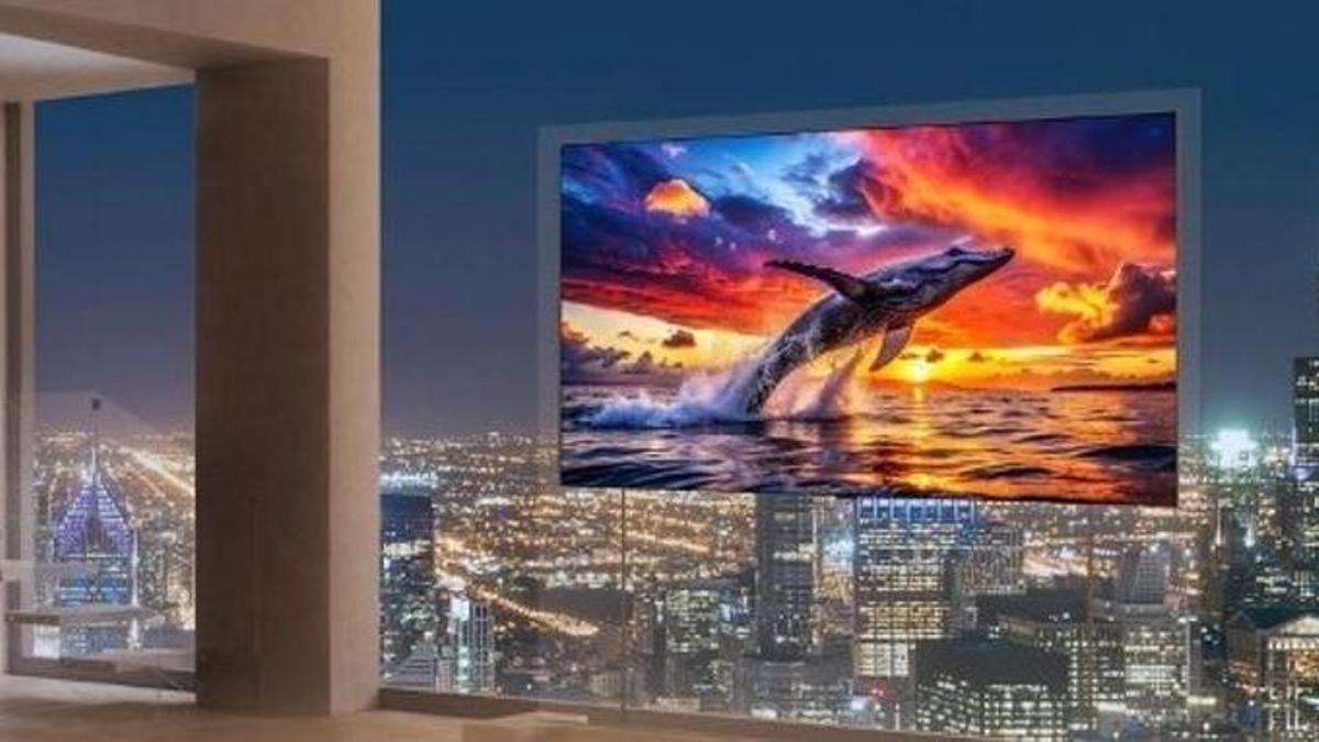 Televisor con IA de LG.