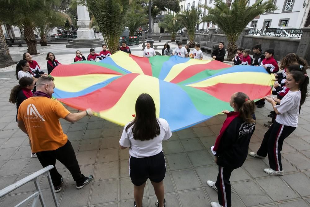 Izado de bandera feminista y Feria de la Igualdad