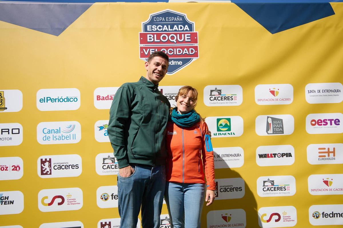 Galería | Instantáneas del arranque de la segunda jornada de la Copa de España de escalada en Cáceres